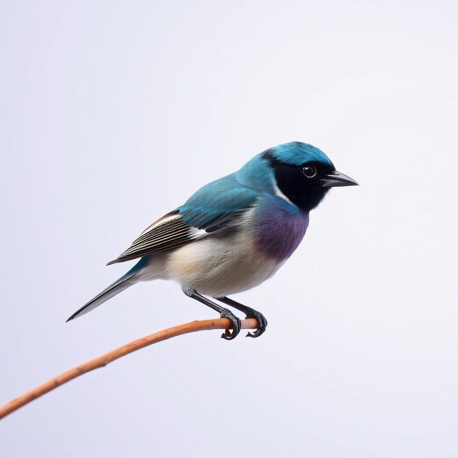 Blue-bodied